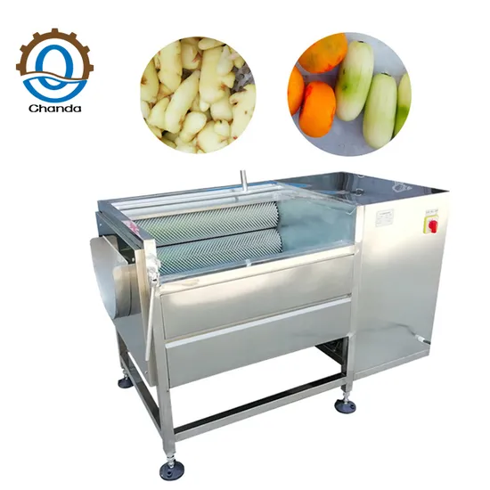 Fruit and Vegetable Roller Washing Machine Ginger Potato Peeling Machine