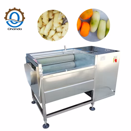 Fruit and Vegetable Roller Washing Machine Ginger Potato Peeling Machine