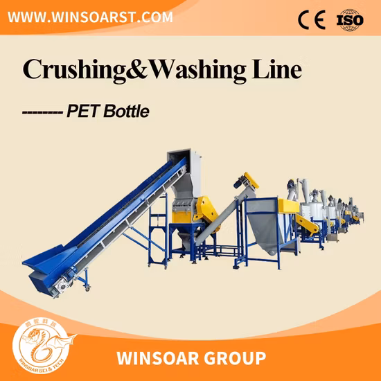 Plastic PE/PP/LDPE/LLDPE/BOPP/HDPE/Pet/Bottle/Laminated/Film/Woven Bag/Non Woven/Foil/ Crushing, Drying Machine Plastic Washing Recycling Machine