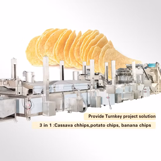 CE Certified High Quality Automatic Fresh Potato Chips Production Line Potato Chips Plant Cost