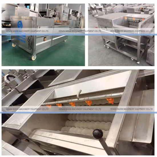 Industrial Large Automatic Screw Type Vegetable Carrot Melon Radish Washing and Peeling Machine