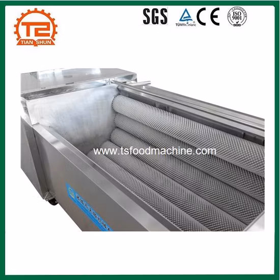 Industrial Root Vegetable Potato Washing Peeling Cutting Machine Cassava Peeler and Washing Machine