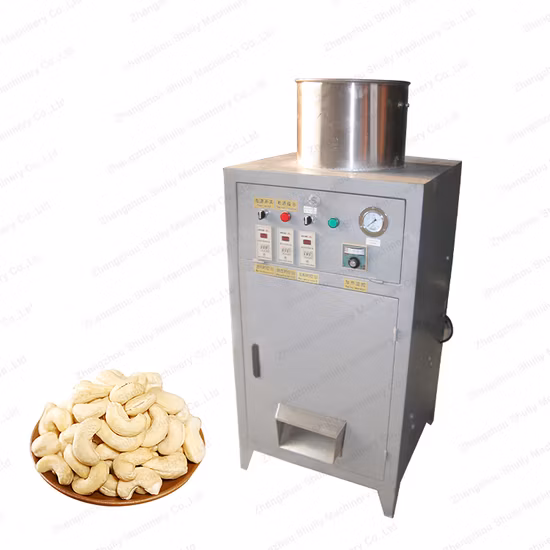 200kg Per Hour Cashew Nut Shelling Peeling Grading Machine for Hot Sale