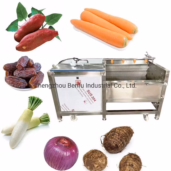 Junhua Commercial Oyster Sweet Potato Sweet Potato Cleaning Peeling Mud Removing Electric Vegetable Cleaning Machine