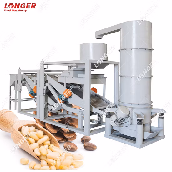 Industrial Pakistan Pine Nut Sheller Seed Decorticator Separator Sunflower Seed Shell Removing Machine