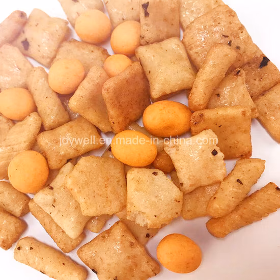 Good Taste Latest Colorful Rice Crackers Mixed with Crispy Coated Roasted Peanuts