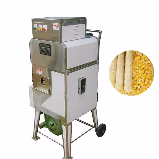 Stainless Steel Corn Maize Dehusking Sheller Sweet Corn Husk Seed Removing Machine